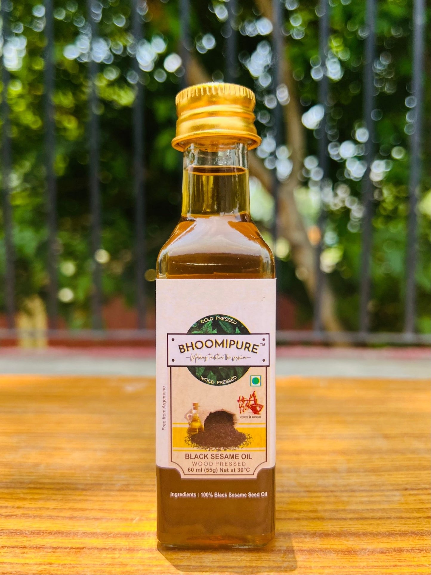 Cold Pressed Black Sesame Oil - Bhoomipure Oils