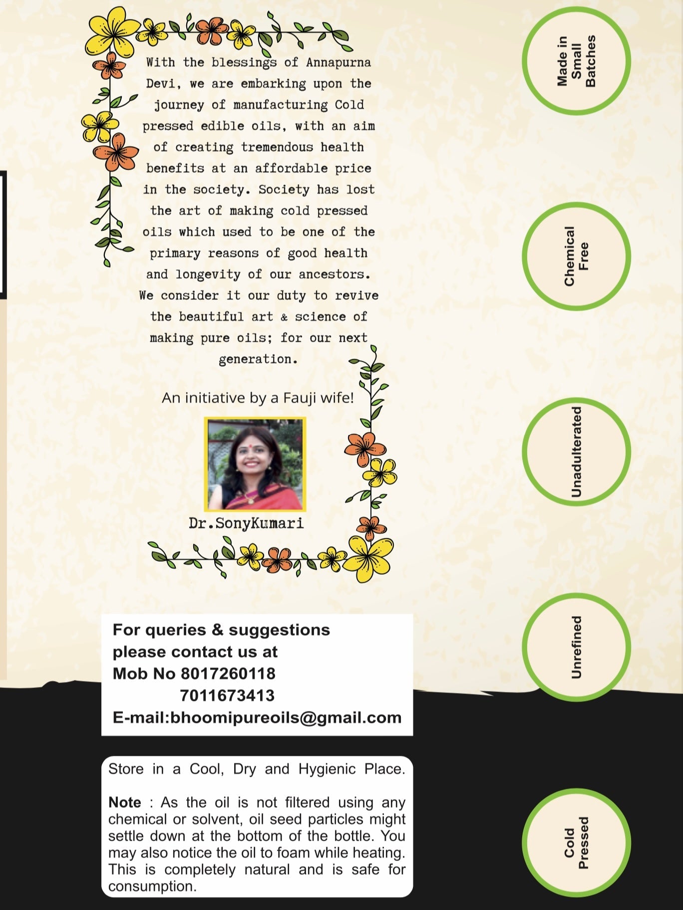 Cold Pressed Black Sesame Oil - Bhoomipure Oils