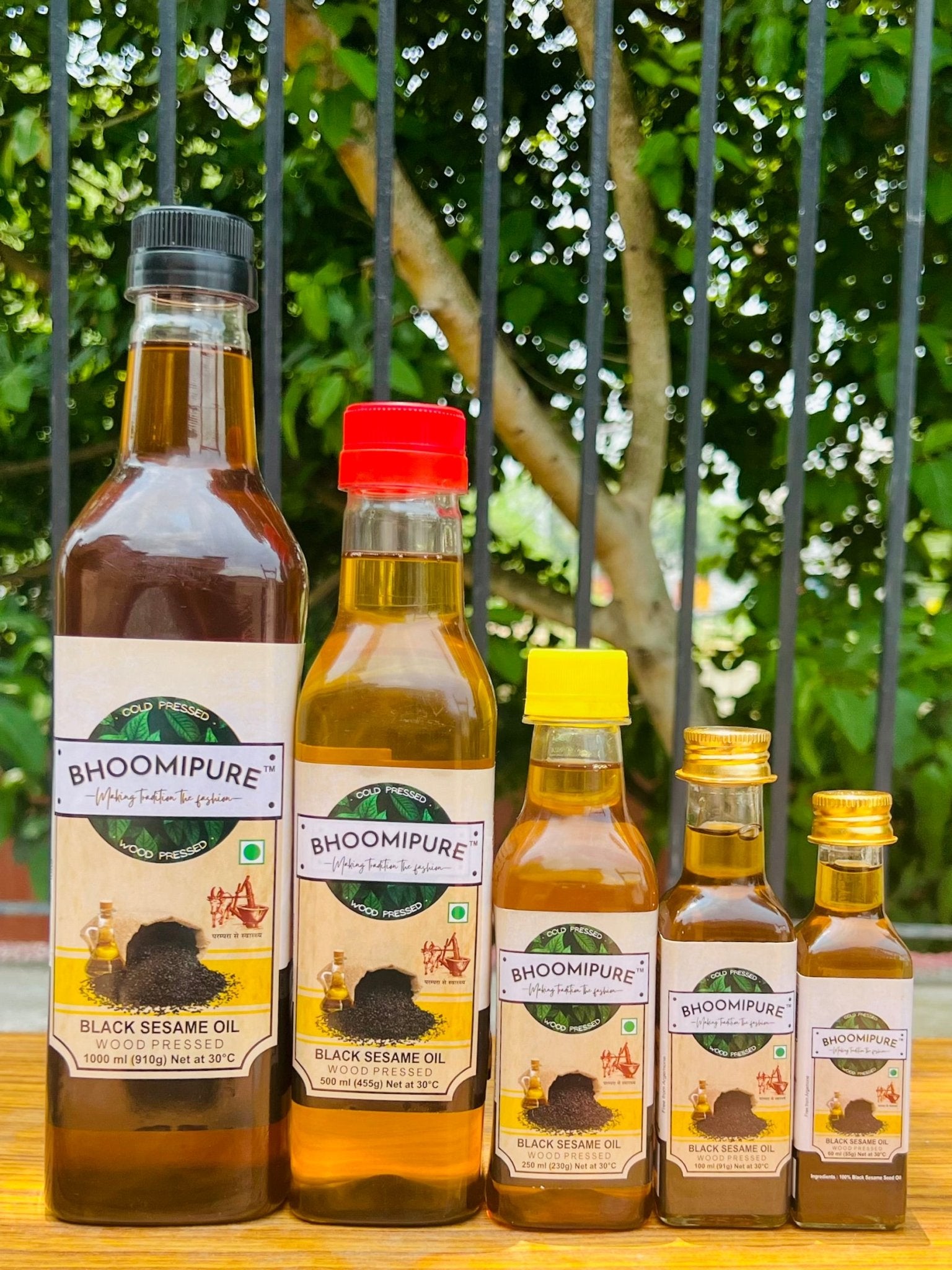 Cold Pressed Black Sesame Oil - Bhoomipure Oils