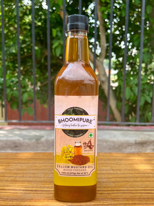 Cold Pressed Yellow Mustard Oil - Bhoomipure Oils